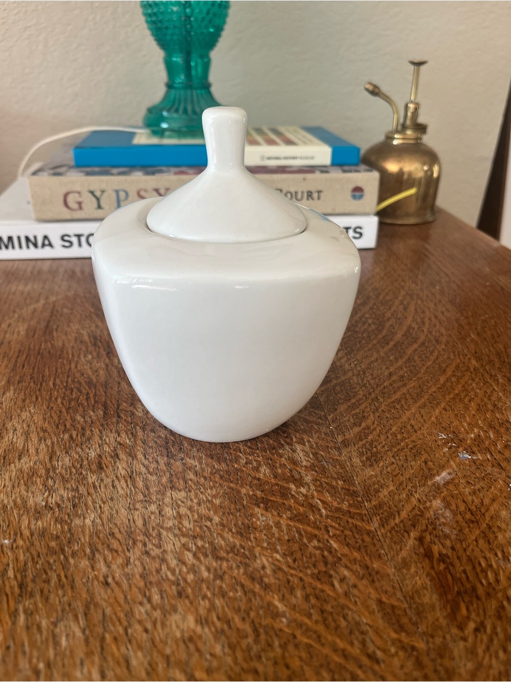 Vintage Gibson Home square Sugar Bowl with Lid